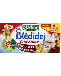 Blédidej Croissance Chocolat gourmand dès 12 mois