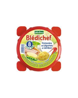 Blédichef Cocotte de légumes, pâtes et saumon - Parole de mamans