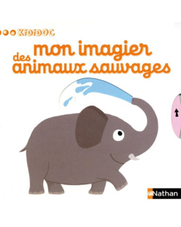 Livre Mon imagier des animaux sauvages - Kididoc