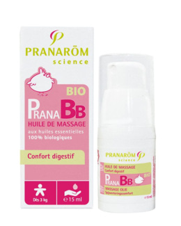 Huile massage bébé Confort Digestif