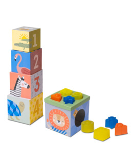 Cubes gigognes Boîtes à formes 3 en 1