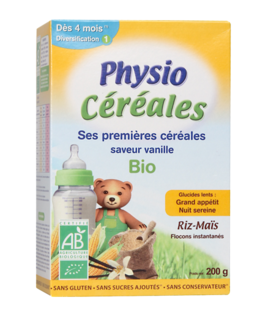 Physio Céréales Bio Vanille 200g