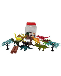 Baril figurines Les dinosaures