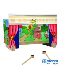 Théâtre magnétique en bois