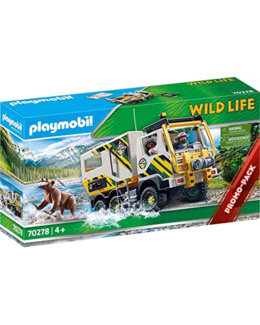 Playmobil Wild Life - Camion d'expédition en extérieur