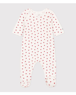 Pyjama bébé coeur en velours Marshmallow Terkuit