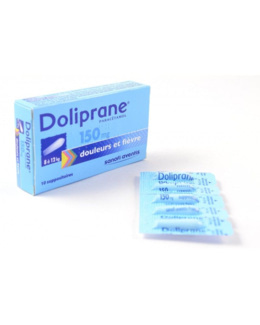 Doliprane (Paracetamol) 150 mg Enfants - Suppositoires