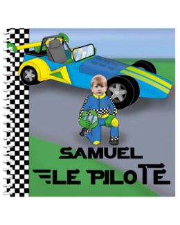 Livre personnalisé pour enfant : Pilote de course