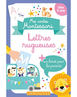 Mes cartes Montessori : Lettres rugueuses
