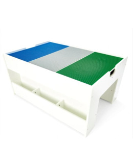 Build ‘N’ Store - Grande Table Pour Briques de Construction Avec Rangement