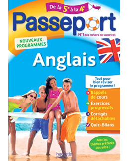 Passeport - Anglais de la 5e à la 4e - Cahier de vacances