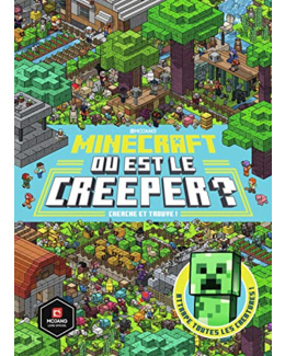 Livre Minecraft : Ou Est Le Creeper ? Cherche Et Trouve