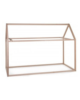 Structure de lit cabane Naturel