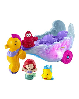 Little People® - Calèche de la mer lumineuse d’Ariel