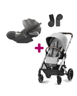 Poussette Duo Balios S Lux + coque cloud T i-size 