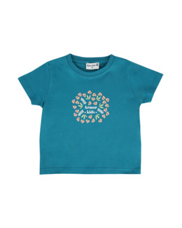 T-shirt "fleurs" Kids - coton léger - Aty-Rond Fleuri