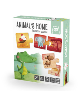 Puzzle Montessori - Animal's Home
