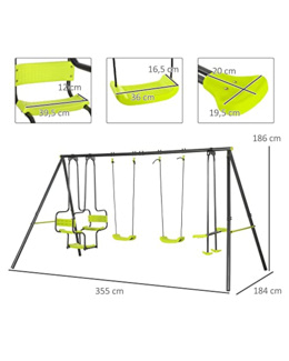 Portique avec balançoire