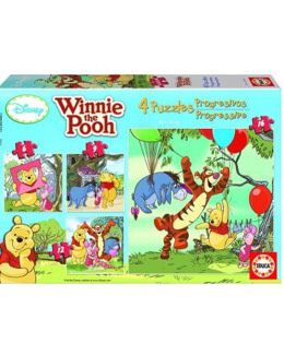 4 puzzles : Winnie l'Ourson