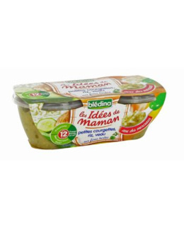 LES IDEES DE MAMAN - Plat petites courgettes riz et veau