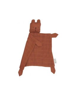 Doudou ours en coton 34x26 cm