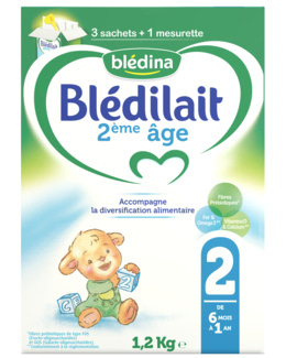 Lait Blédilait 2ème âge bag in box