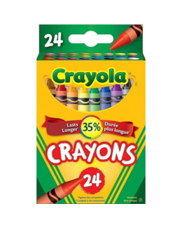 24 Crayons à la cire