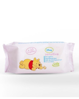 Lingettes Bébé Sensitive Winnie (x 25)