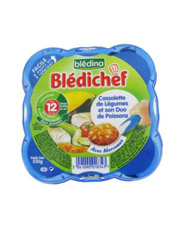 BLEDICHEF Cassolette légumes et duo poissons