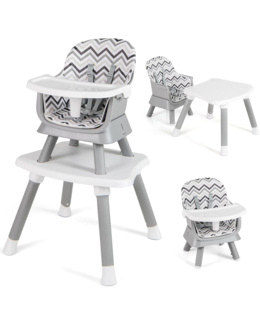 Chaise haute bébé évolutive 6 en 1