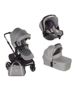 Poussette Trio Crosslight 3 avec Nacelle et Coque Koos 