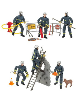 Coffret assortiment figurines - Opération de secours pompiers