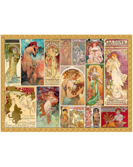 Puzzle Mucha Alfons - Collage
