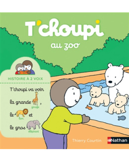 Livre T'choupi au zoo