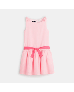 Robe d'été rose fille