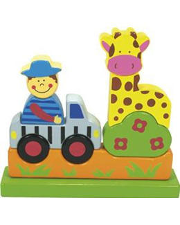 Puzzle magnétique en bois