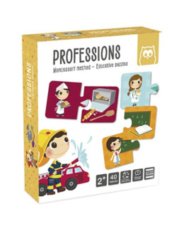 Puzzle Montessori - Professions