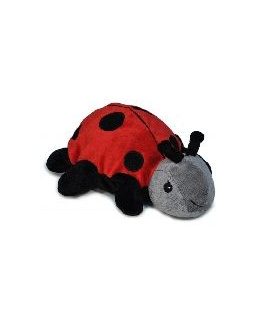 Peluche bouillotte coccinelle avec poche de gel