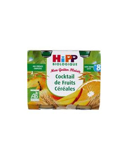 Cocktail de Fruits Céréales 190 g dès 8 mois