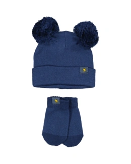 Ensemble bébé bonnet et moufles