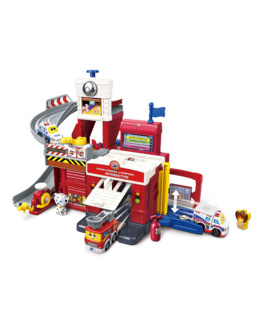 Tut Tut Bolides Série Pro - Super caserne de pompiers interactive