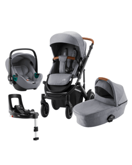 Poussette Smile III + nacelle + coque Baby Safe 3 + base Flex iSense