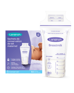 Sachets de conservation du lait maternel