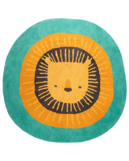 Tapis de chambre rond tufté Crazy Jungle