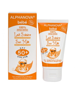 Crème Solaire Bio Bébé & Enfant SPF50 – 100gr : crème solaire bébé