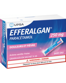 Sticks EFFERALGAN 250 mg