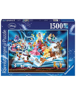 Puzzle - Le livre magique des contes Disney - 1500 pièces