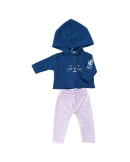 Vêtement pour poupée 38 cm - Ensemble sweat chat et leggings One World One Future