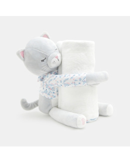 Doudou chat et plaid