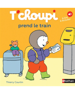 Livre T'choupi prend le train